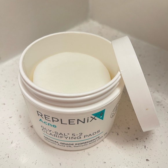 Replenix Gly-Sal Clarifying Acne Pads Oil-Free Pads w/ Glycolic & Salicylic Acid - Picture 2 of 2